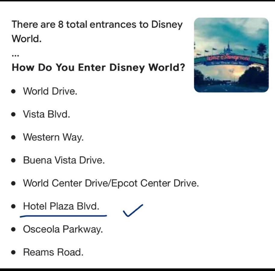 Disney Just 1 And A Quarter Mile Away, Blue Heron 1 Room 2 Bath,Amenities,6 Guests, Walk To Restaurants, No Fees At Check In Orlando Exterior foto